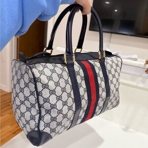 Gucci GG Supreme Boston 35 Bag